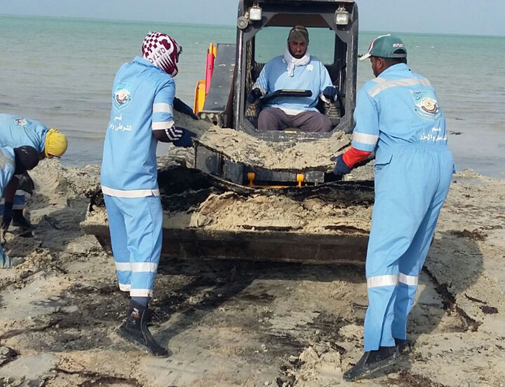 The cleanliness drive at the North West beach.