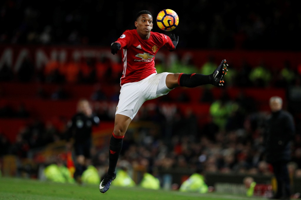 Manchester United's Anthony Martial in action Reuters / Phil Noble 