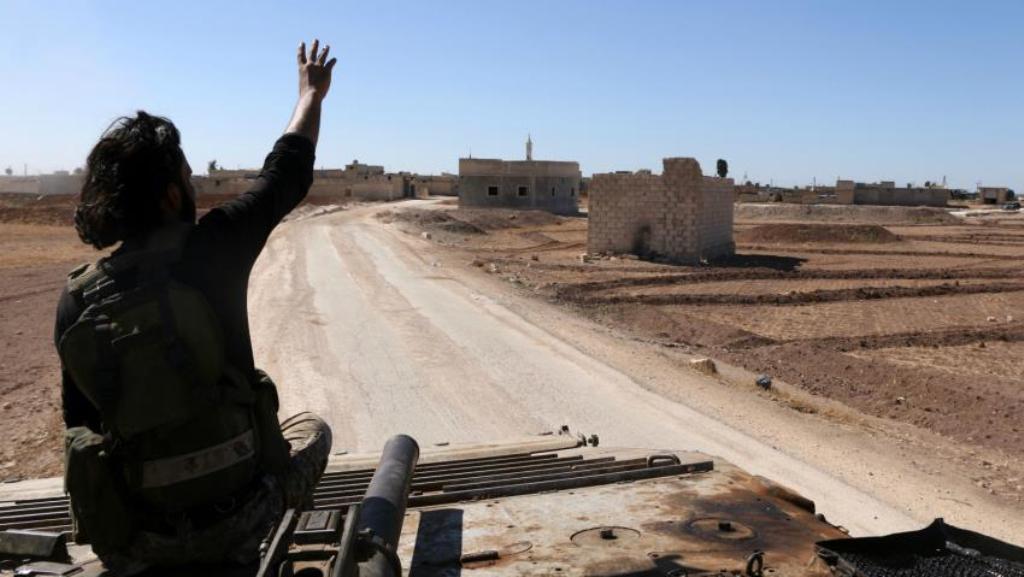 Turkey backed FSA units are currently advancing in Aleppo province . AFP
