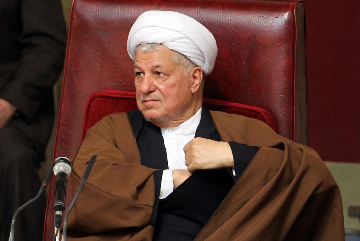 This file photo taken on March 08, 2011 shows former Iranian president and head of Iran's Assembly of Experts, Akbar Hashemi Rafsanjani, attending a meeting of the top clerical body in Tehran. AFP / Atta Kenare