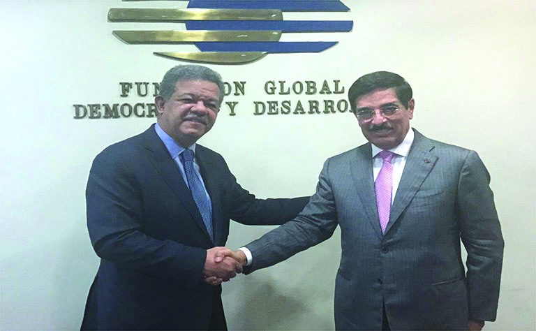 Dr Hamad bin Abdulaziz Al Kawari during his visit to Dominican Republic.