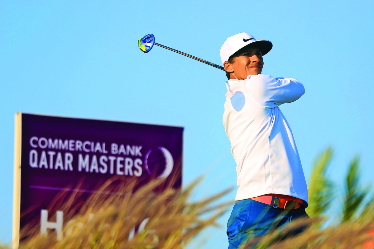 Thorbjorn Olesen tees off during a previous edition  of the Commercial Bank Qatar Masters in this file photo.
