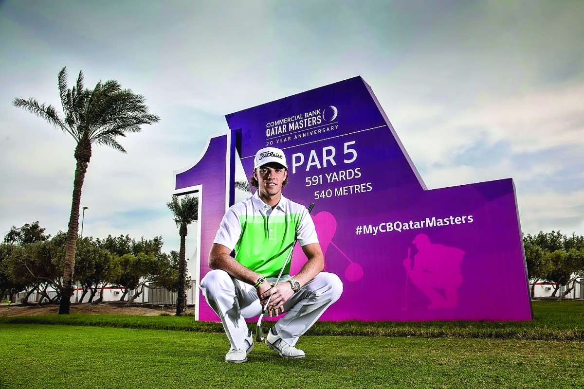Dutch teenager Pierre Verlaar is ready to take on the world's best at Qatar Masters in Doha this weekend. 
