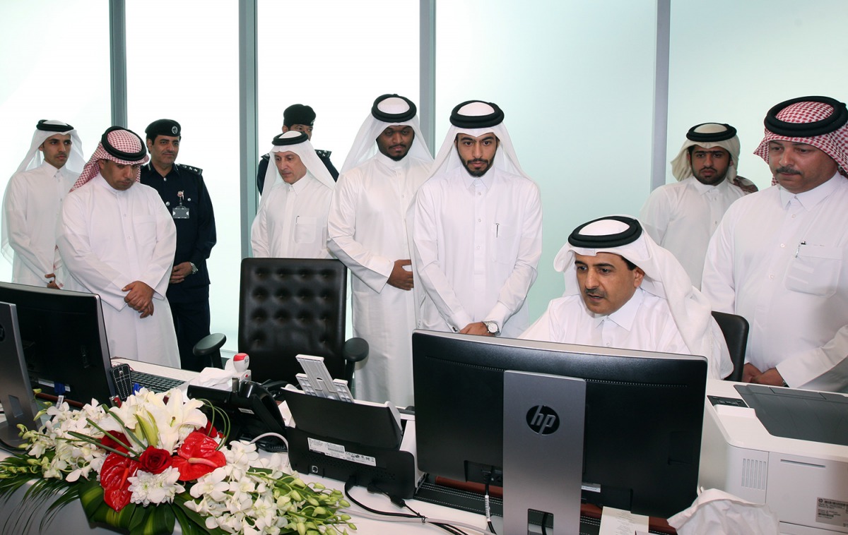 Attorney-General H E Dr Ali bin Fetais Al Marri at the inauguration of the Qatar Public Prosecution Office at the Hamad International Airport yesterday.