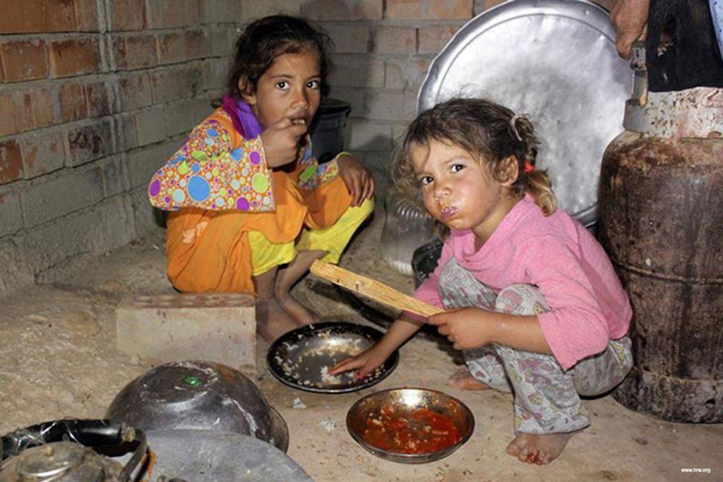 Iraqi children living in poverty (file photo).