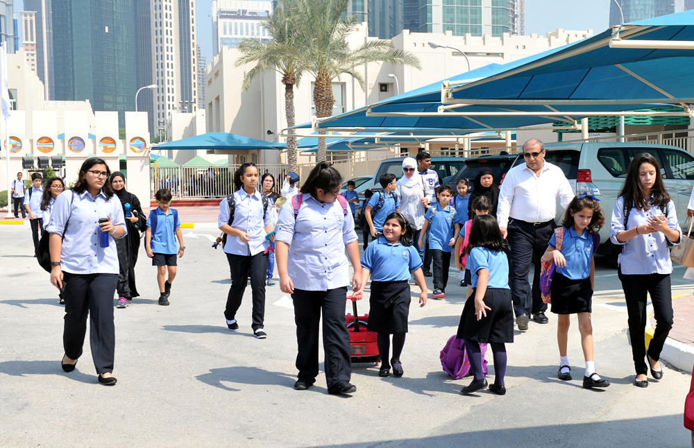 (File photo) Students  at Qatar International School. Photo by Kammutty VP © The Peninsula
