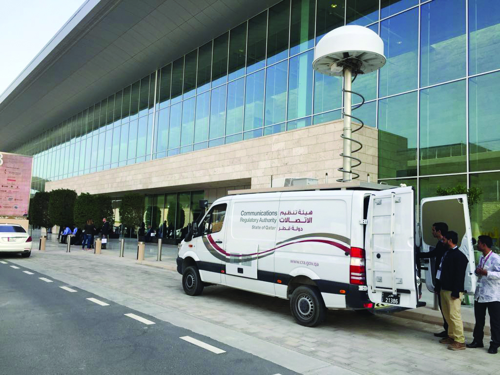 The CRA monitoring van at QNCC