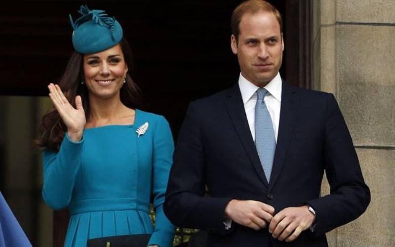 File photo of Britain's Prince William and his wife Kate. Reuters 