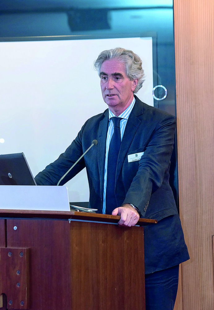 Gerald Leitner, IFLA Secretary General, opening the IFLA’s International Advocacy Programme (IAP) regional workshop for the Middle East and North Africa at the Qatar National Convention Center (QNCC).