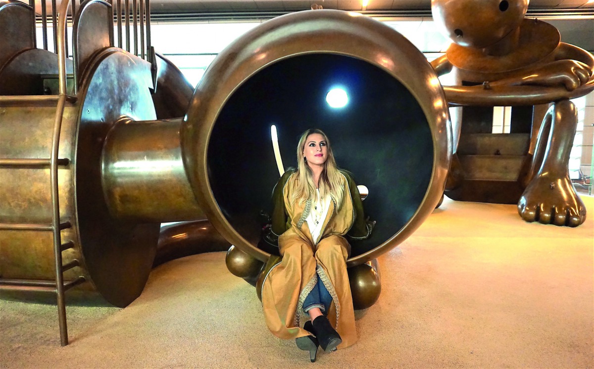 Qatari artiste Dana Al Fardan.