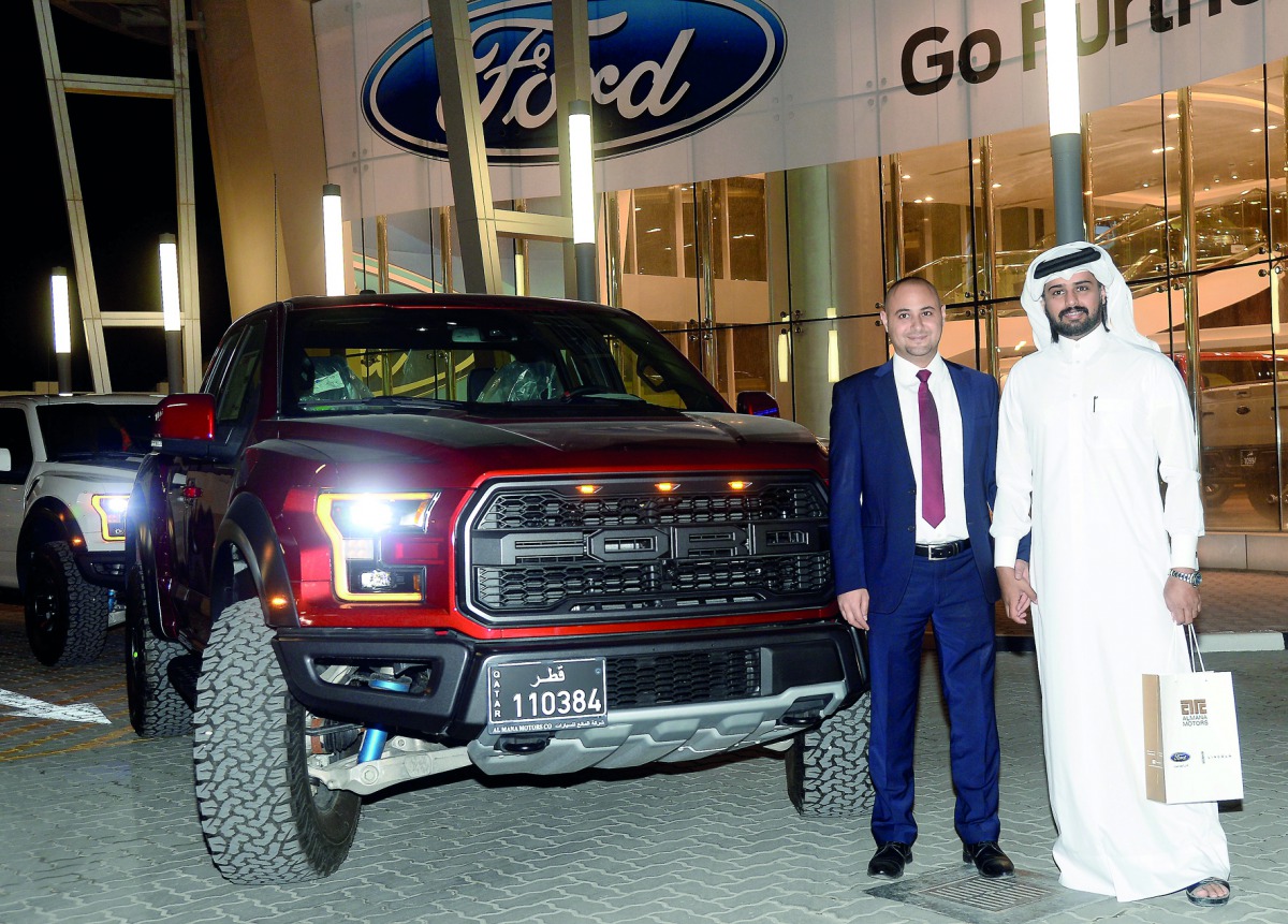Launch of the 2017 Ford F-150 Raptor at the Ford showroom on Airport Road. Pic: Salim Matramkot/The Peninsula