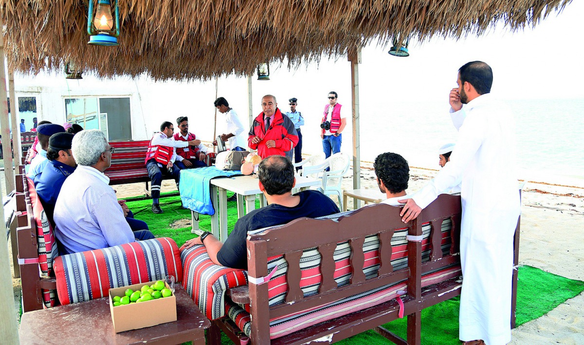 The campaign was organised by Community Police in collaboration with General Directorate of Traffic Department, Civil Defence and Qatar Red Crescent.