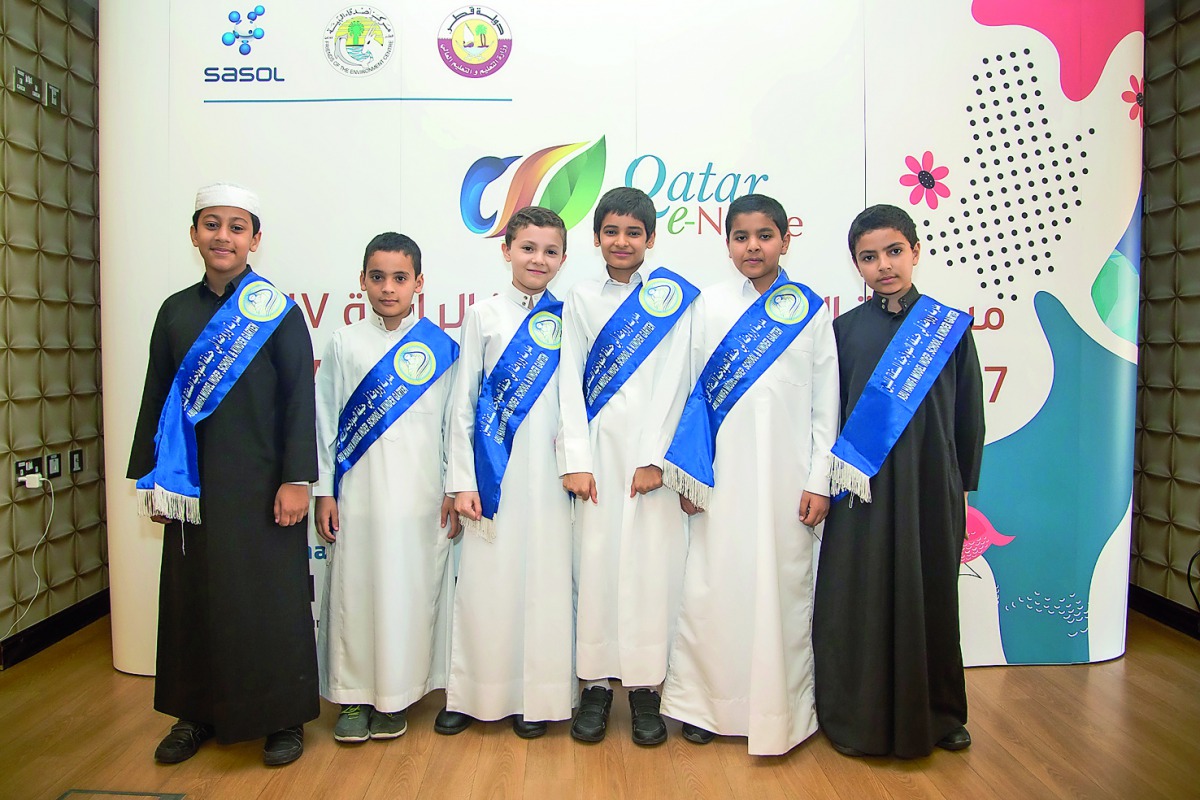 Finalists from five schools are preparing for the Qatar e-Nature Schools Competition 2017 finals to be held on April 25.