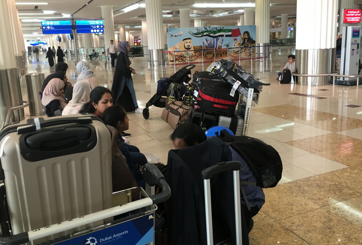 A view of Dubai airport 