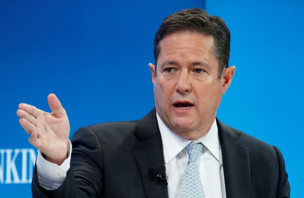  Jes Staley, CEO of Barclays bank, attends the World Economic Forum (WEF) annual meeting in Davos, Switzerland January 20, 2017. REUTERS/Ruben Sprich/File Photo