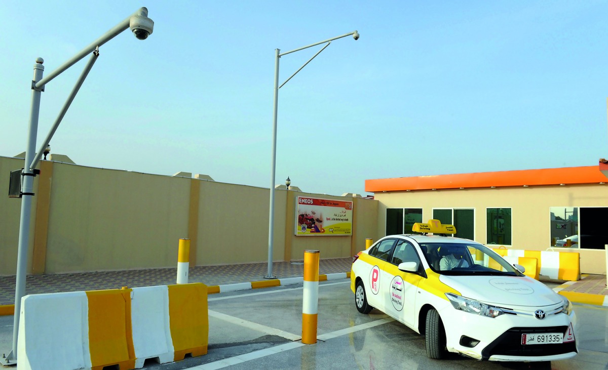 A learner taking test on a 'smart car' at Dalla Driving Academy in Doha. Salim Matramkot / The Peninsula