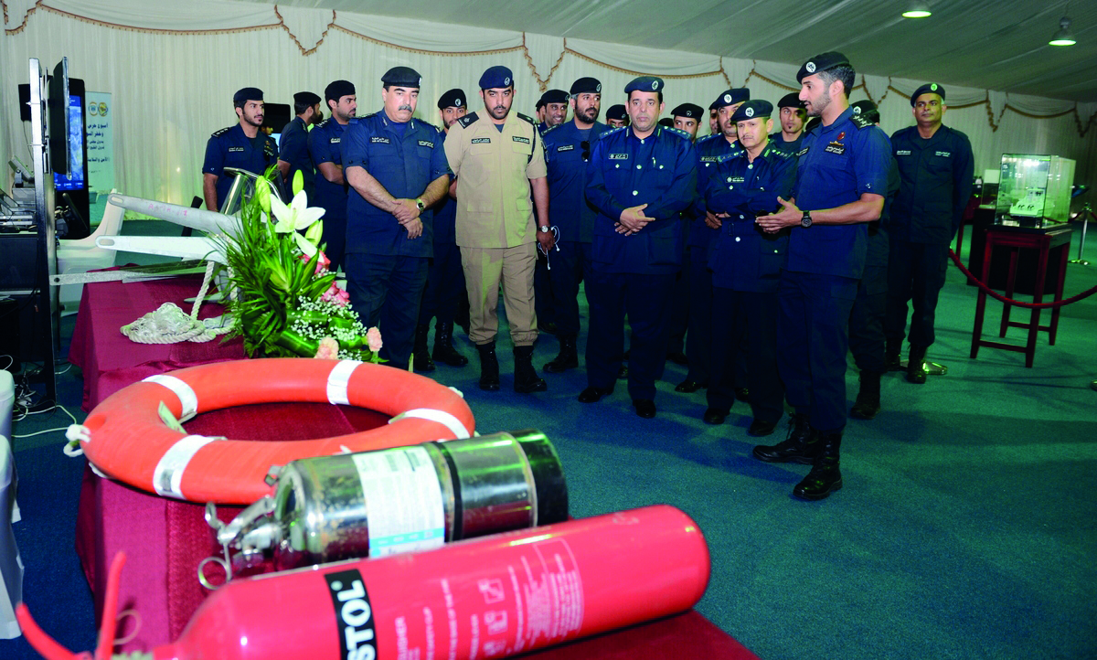 Officials at the Coast Guard week.