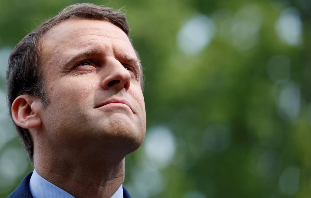 Emmanuel Macron, REUTERS/Christian Hartmann 
