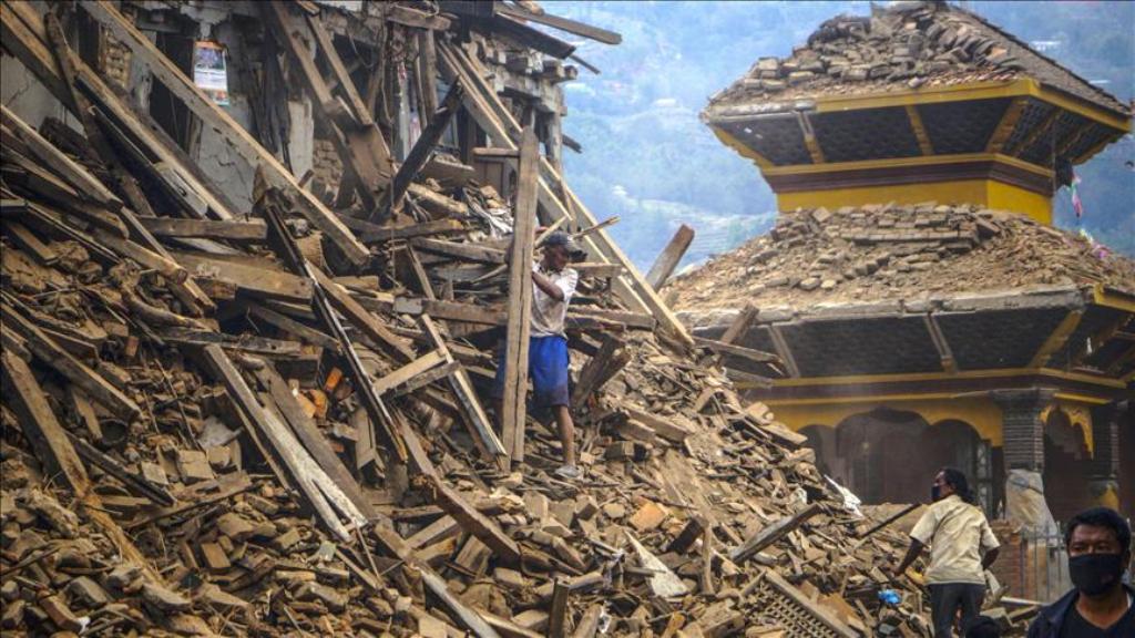 File Photo - Aftermath of Earthquake in Nepal.
