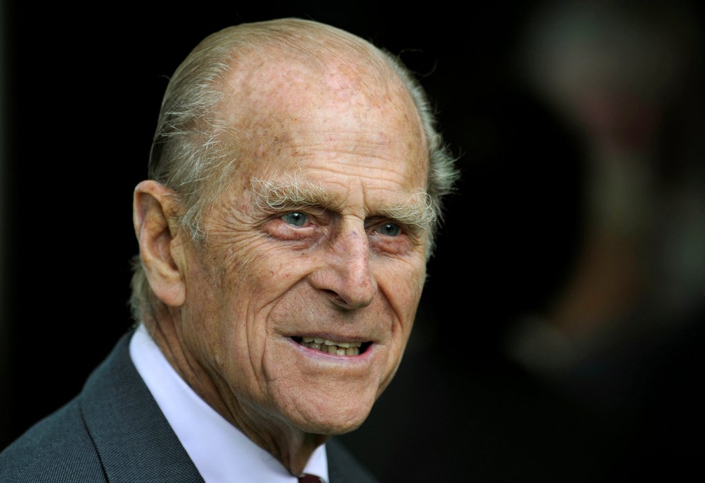 Britain's Prince Philip smiles during his visit with Queen Elizabeth to the Irish National Stud in Kildare, Ireland in this May 19, 2011 file photo. REUTERS/Dylan Martinez/Files.