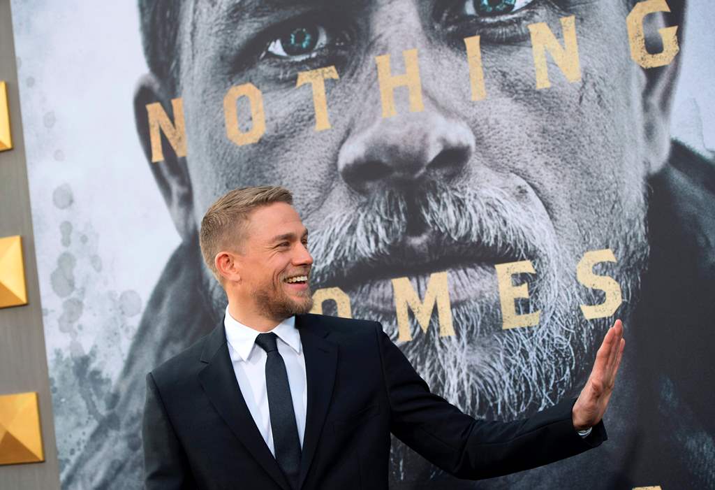 Actor Charlie Hunnam attends the world premiere of 