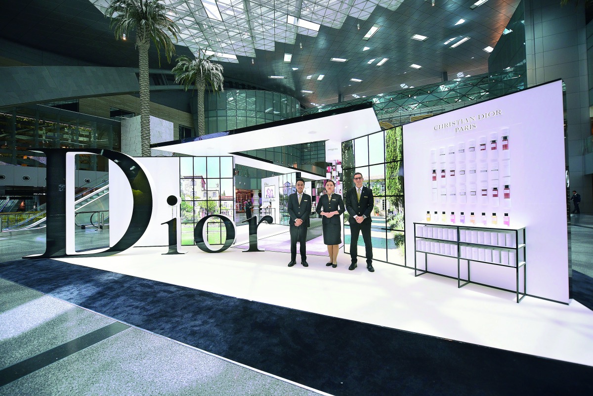 The new ‘Maison de Parfum’ Pavilion by Dior at the Hamad International Airport.