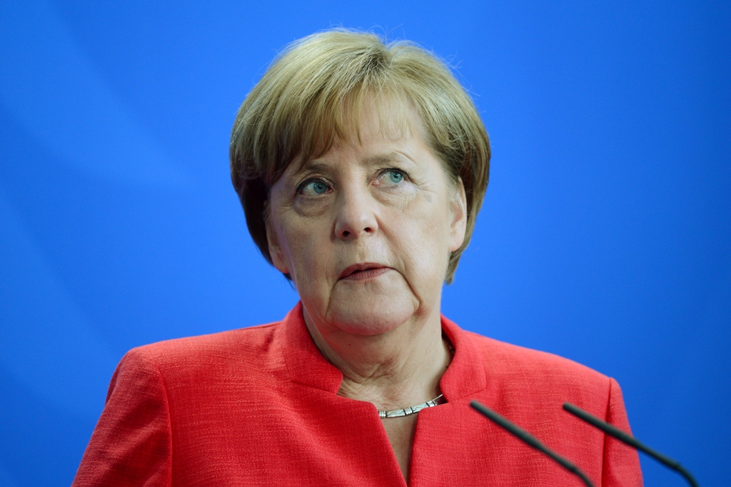 German Chancellor Angela Merkel a in Berlin, Germany on June 07, 2017. ( Maurizio Gambarini - Anadolu Agency )
