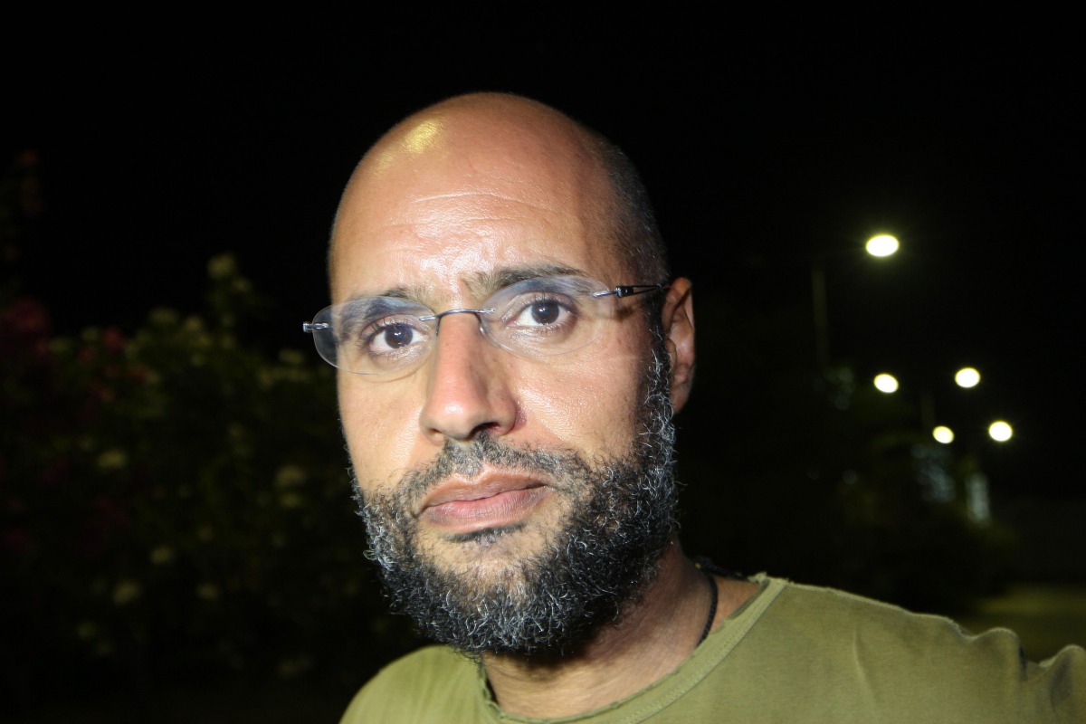 File photo of Seif al-Islam Kadhafi, son of Libyan leader Moamer Gaddafi