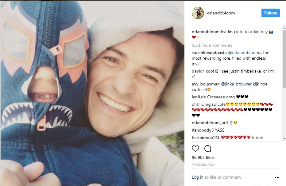 Snapshot of the instagram post  