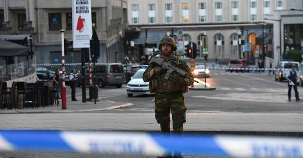 The suspect in the bombing of the Gare Central in Brussels has been identified according to Belgian Interior Minister Jan Jambon AFP/Emmanuel DUNAND.