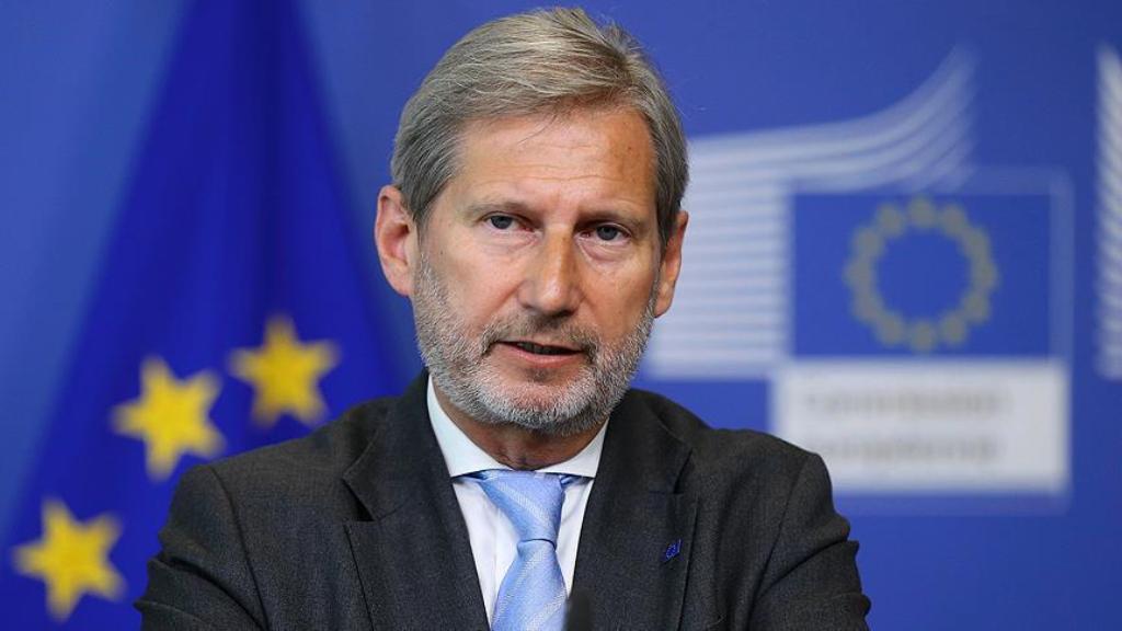 File Photo: European Commissioner for Enlargement Johannes Hann.