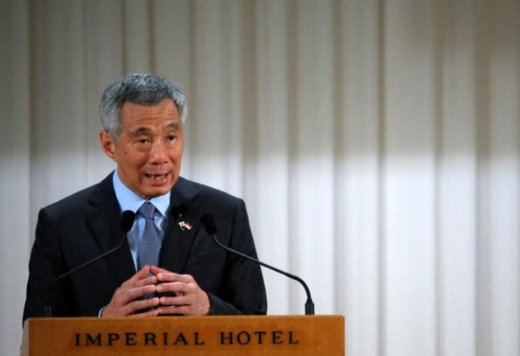 Singapore's Prime Minister Lee Hsien Loong speaks at the International Conference on The Future of Asia in Tokyo, Japan, September 29, 2016. REUTERS/Kim Kyung-Hoon.