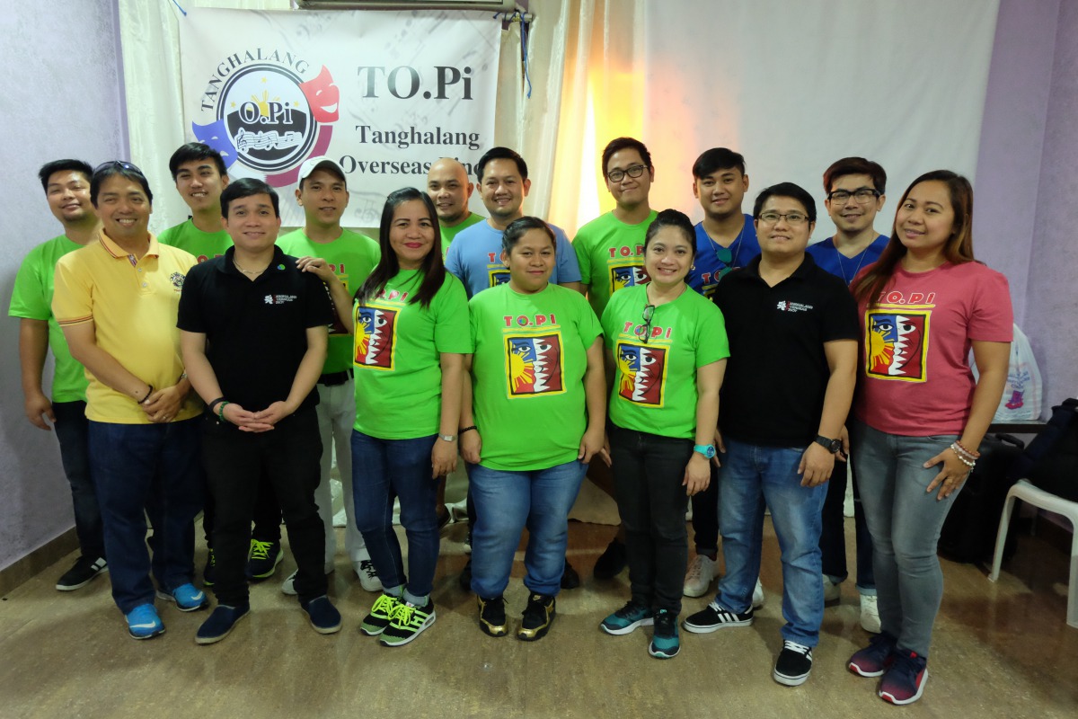 Members of Filipino theatre group TOPi who will feature in “Scenes from the Stage: A tribute to Original Filipino Musicals” this coming Eid Al Adha (Photo: Rovic Cruz)