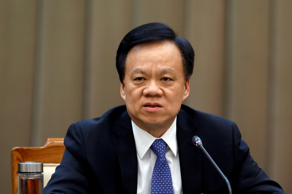 Guizhou Communist Party boss Chen Mine (REUTERS/Tyrone Siu/File Photo)