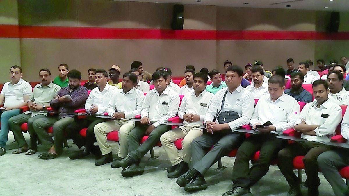 Participants during the workshop. 