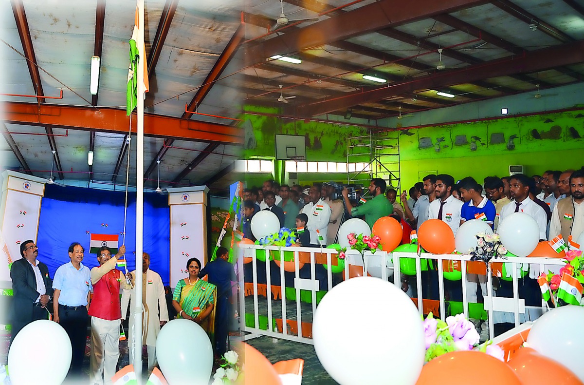 MES Indian School, Doha marked the Independence Day at the KG auditorium of the school. P K Mohamed, General Secretary of the school Governing Board, unfurled the National flag, which was followed by the singing of the National Anthem. The school choir re