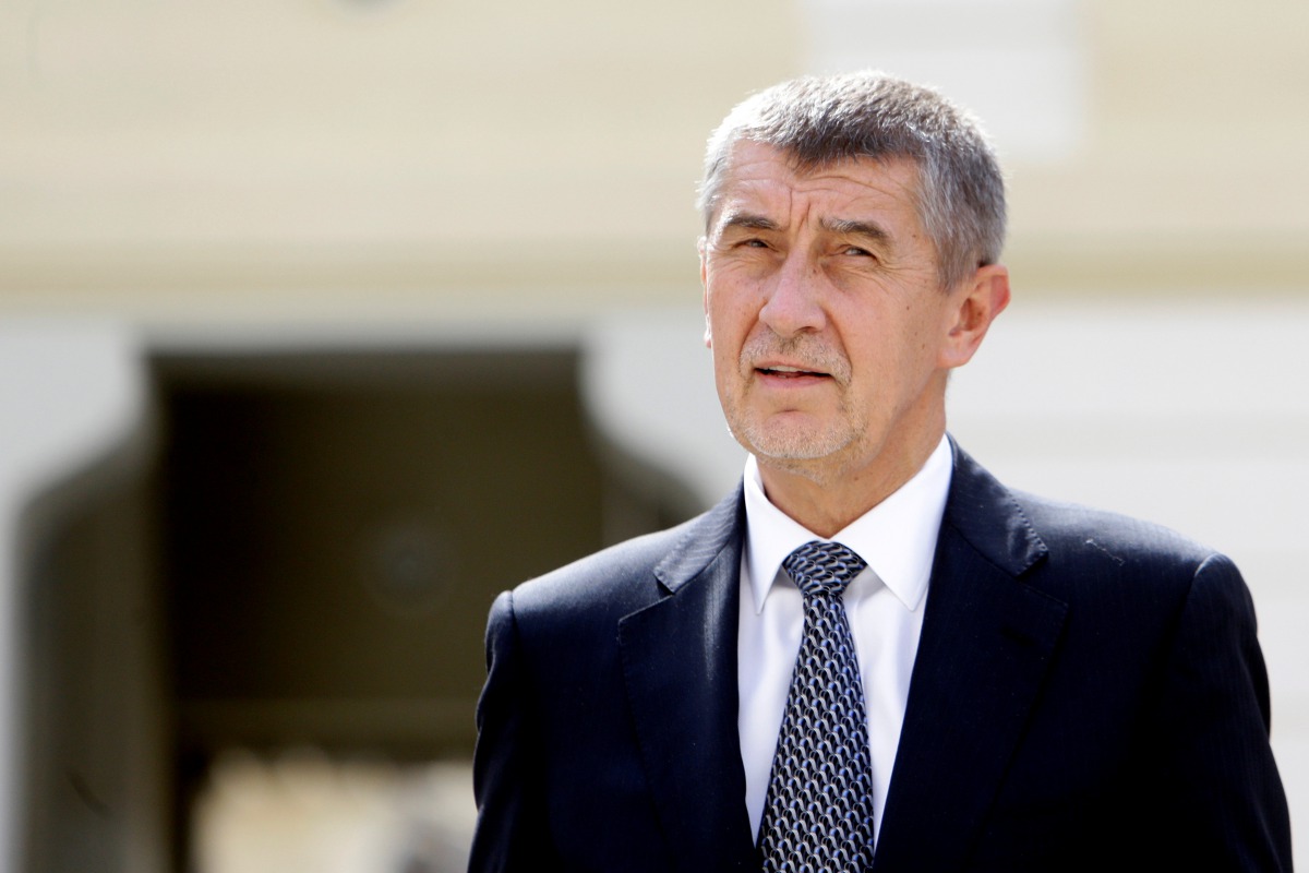 Czech Finance Minister Andrej Babis arrives at Prague Castle, to meet with President Milos Zeman in Prague, Czech Republic May 3, 2017. REUTERS/David W Cerny/File Photo