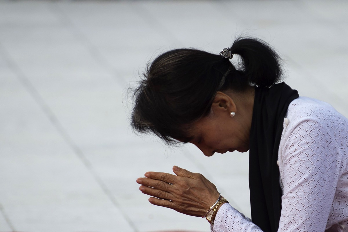ARSA’s declaration drew no formal response from the military or the government of Buddhist-majority Myanmar. However, the spokesman for Myanmar’s leader, Aung San Suu Kyi, said on Twitter: “We have no policy to negotiate with terrorists.” This file photo 