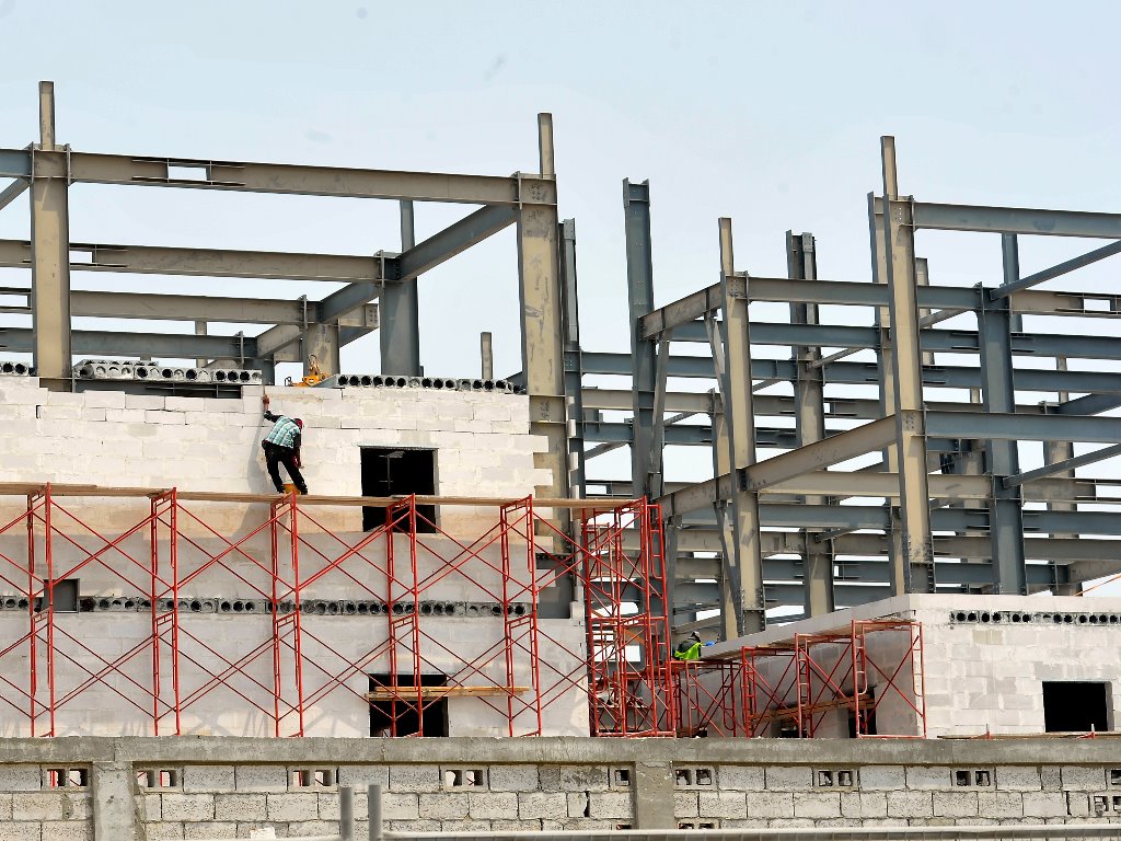File picture of an under-construction building used for representation. 