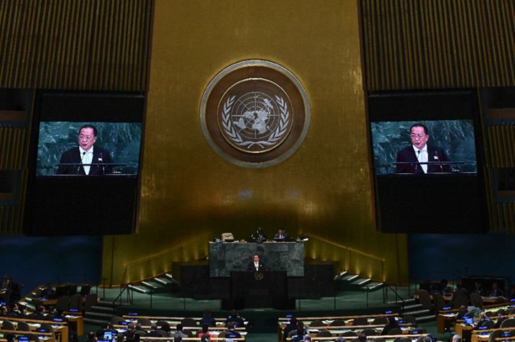 North Korea's Foreign Minister Ri Yong-ho has derided US President Donald Trump as 
