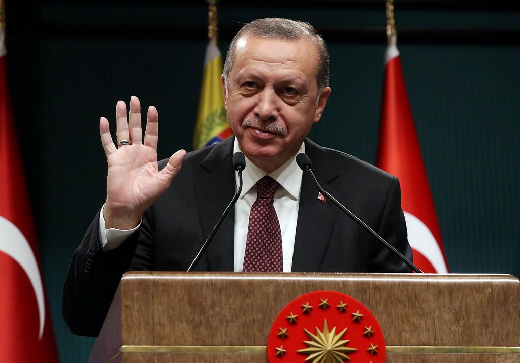 President of Turkey Recep Tayyip Erdogan. AFP / Presidential Office