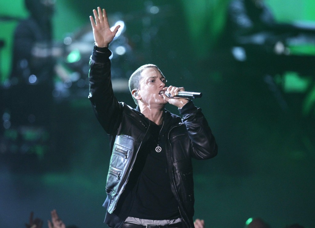 File photo of the top-selling rapper of all time Eminem. Reuters 