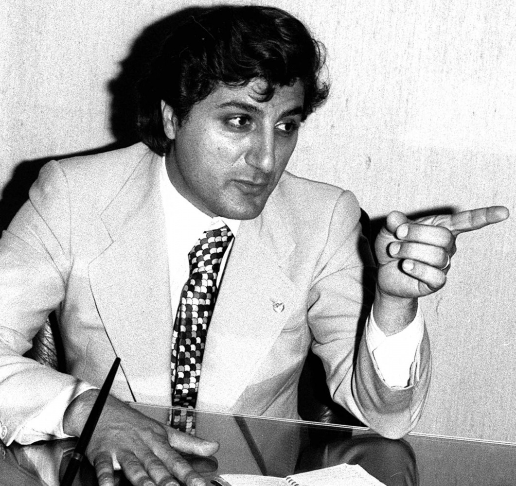 This file photo taken on January 01, 1975 shows Lebanon's late president-elect Bashir Gemayel, who was killed by a remote-controlled explosion during a meeting at the Phalange Party office in the Christian quarter of Ashrafiyeh.  AFP