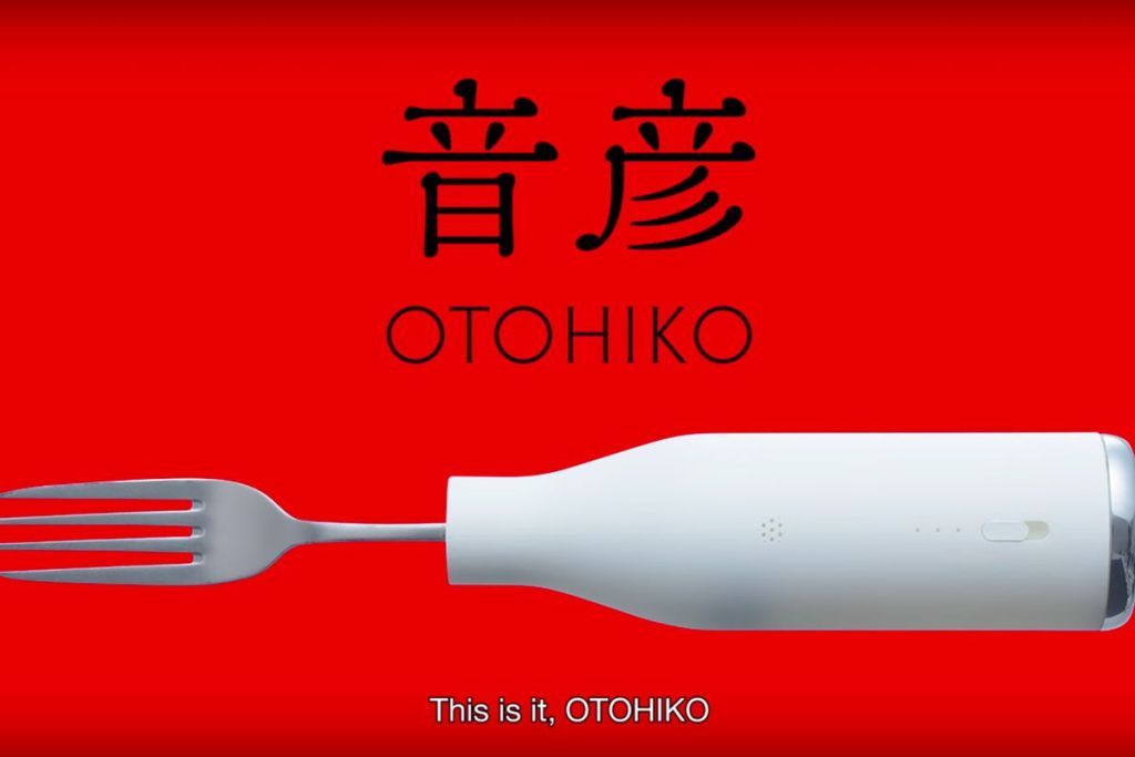 The noise cancelling Noodle fork image Youtube.