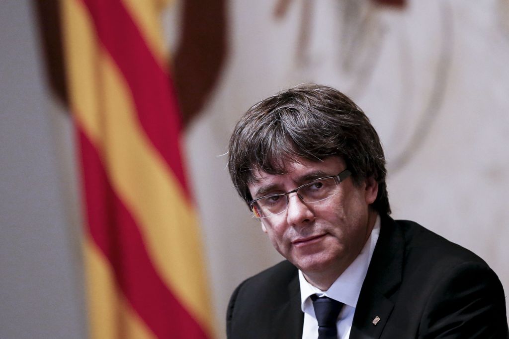 (FILES)  Catalan president Carles Puigdemont . AFP / PAU BARRENA
