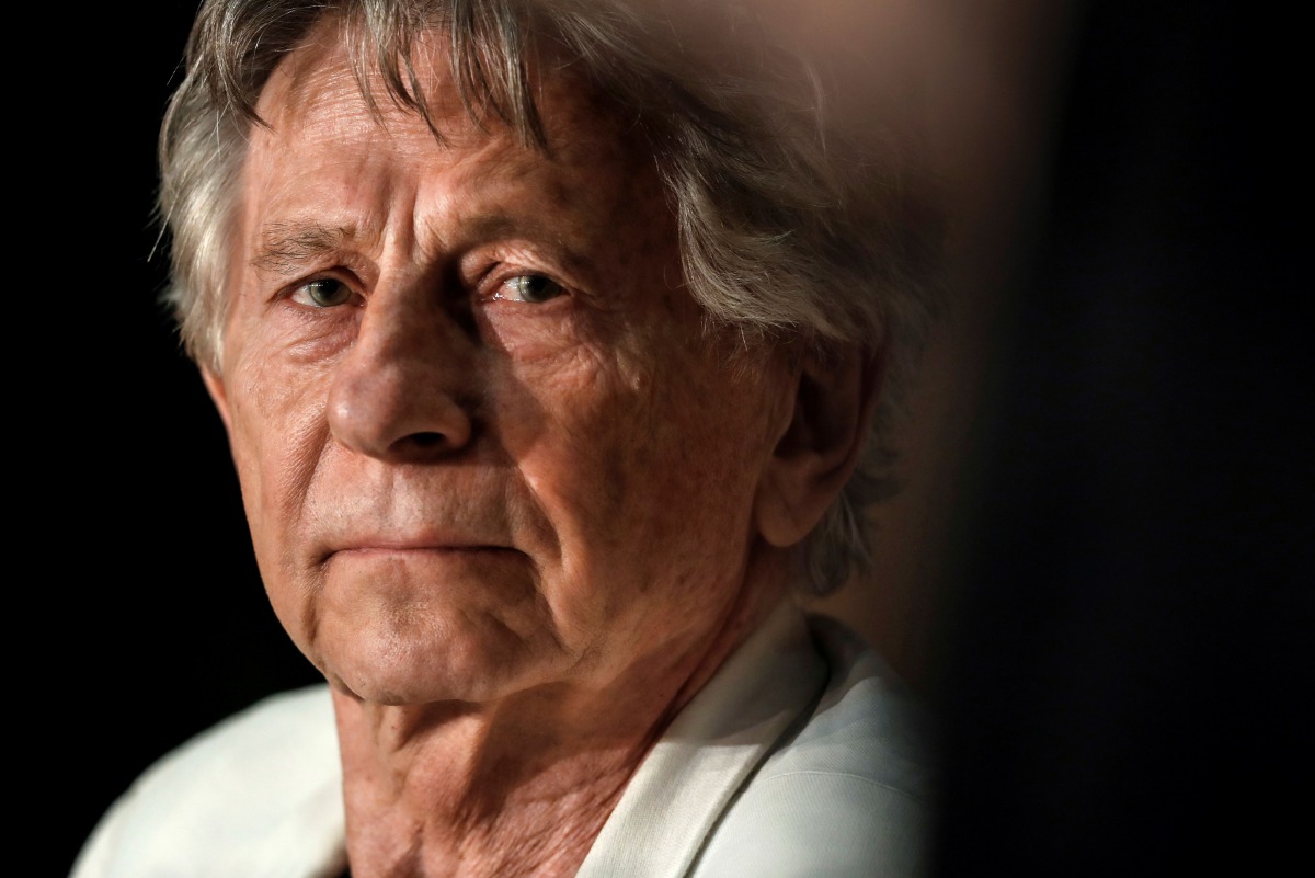 This file photo taken on May 27, 2017 shows French-Polish director Roman Polanski attending a press conference for the film 'Based on a True Story' (D'Apres une Histoire Vraie) at the 70th edition of the Cannes Film Festival in Cannes, southern France.  A