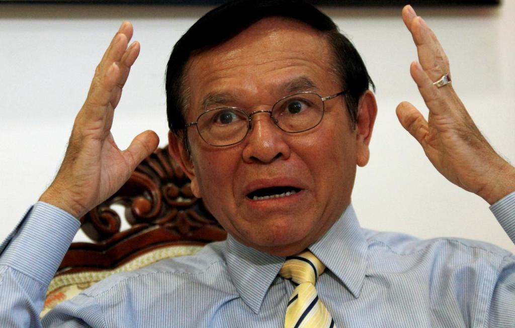 A file pfoto of Kem Sokha, leader of the Cambodia National Rescue Party (CNRP). REUTERS/Samrang Pring