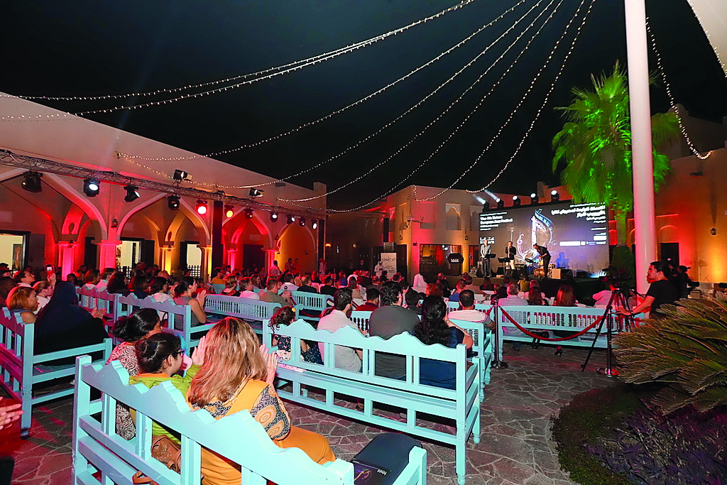 A view of the venue where the fourth Katara European Jazz Festival have been taking place at the Cultural Village. 