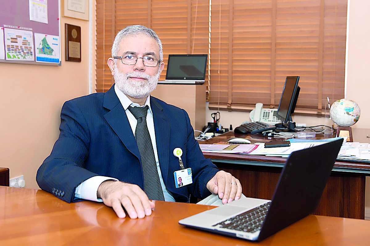 Professor Abdul-Badi Abou-Samra, Chairman of Internal Medicine at HMC and Director of the Qatar Metabolic Institute. 