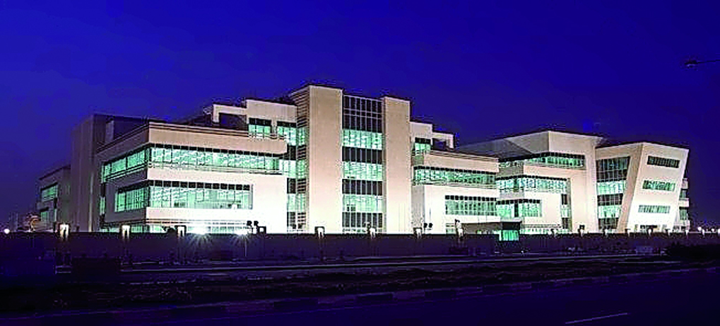 A view of the state-of-the-art Qatar Data Centre.
